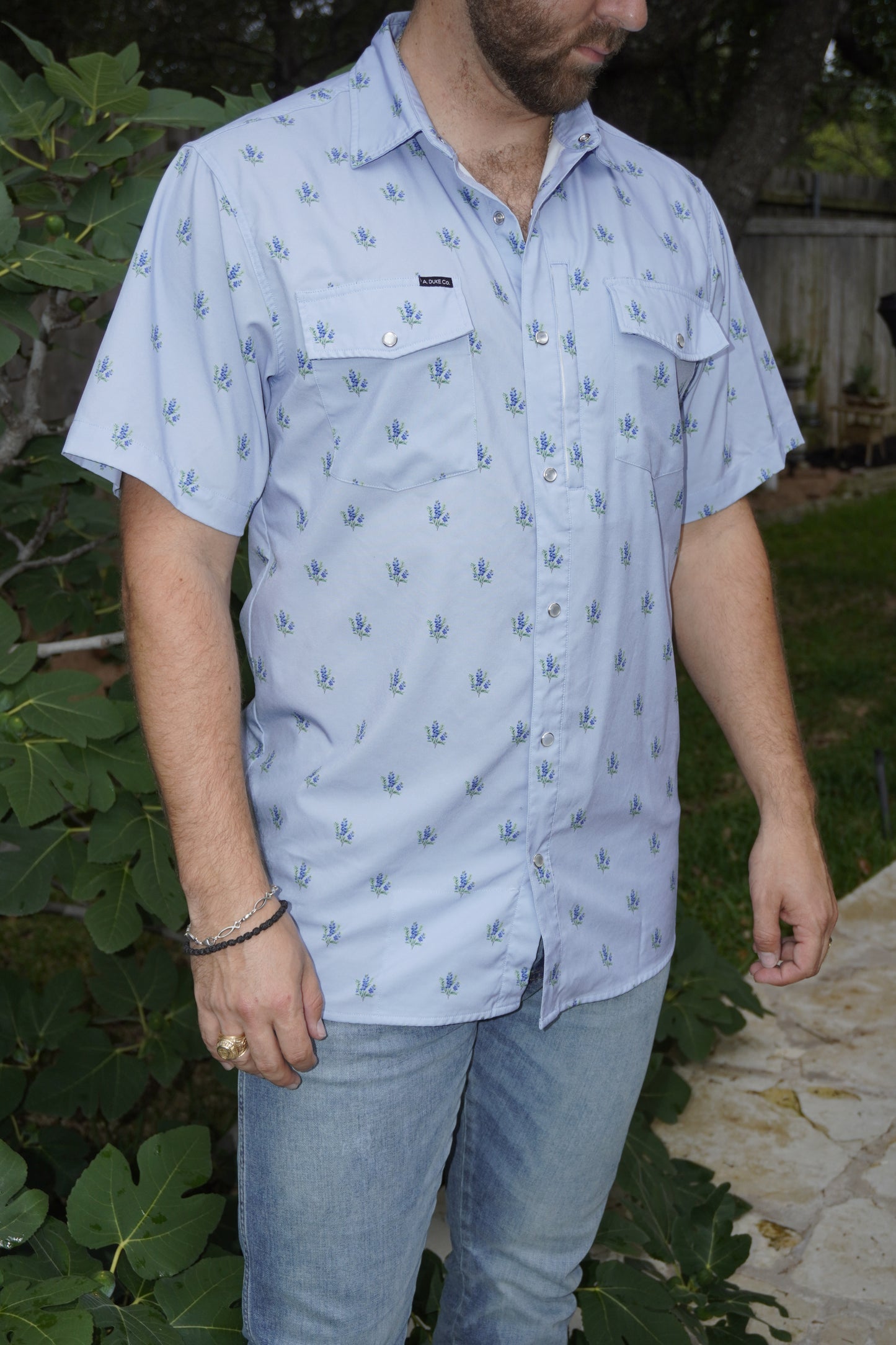 Bluebonnets Pearl Snap Shirt