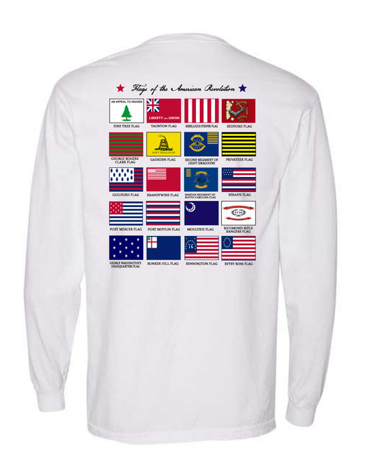 Flags of the American Revolution Long Sleeve