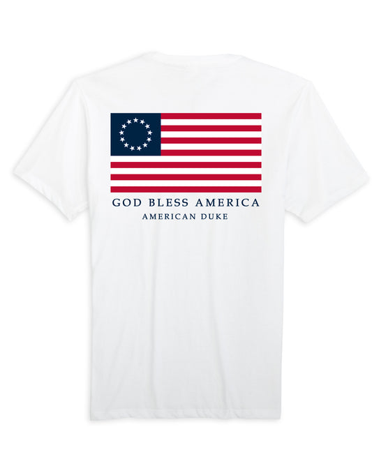 Betsy Ross Flag T-Shirt - White