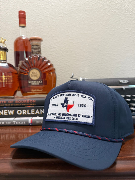 The Texas Man Cap - Navy Rope