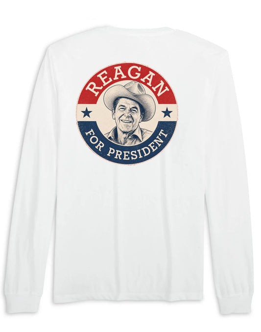 Reagan For President T-Shirt Long Sleeve